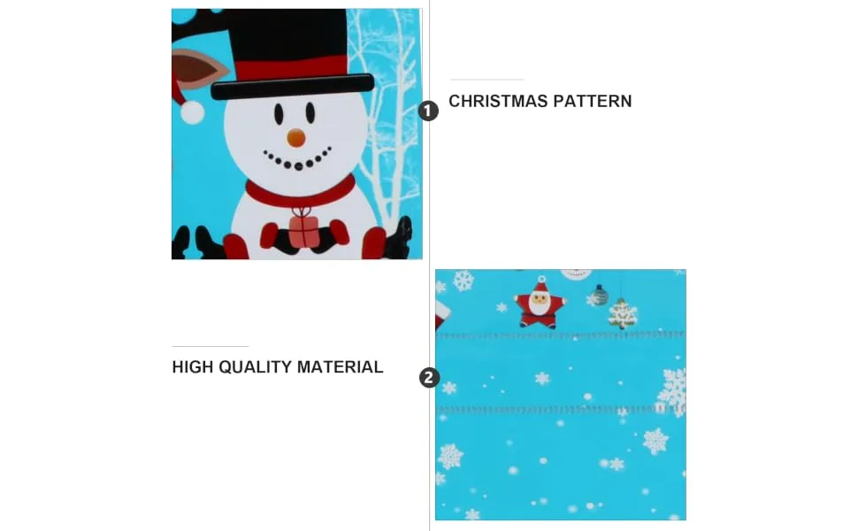COLLBATH 6 Pcs Biscuit Drawstring Bag Candy Bags Candy Bags Children Candy Bag Christmas Packing Bag - product information 4