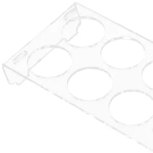 BUGUUYO Fridge Eggs Egg Organizer for Refrigerator Egg Dispenser Egg Storage Container Egg Carton Can Put - product information 1