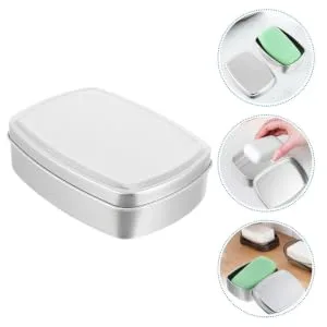 BUGUUYO 5pcs Box Balm Box Candy Jar Empty Cans Candy Case Aluminum Soap Boxes Metal Case Portable Candy Box - product information 4