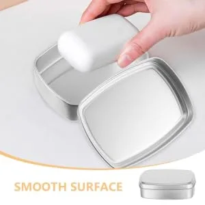 BUGUUYO 5pcs Box Balm Box Candy Jar Empty Cans Candy Case Aluminum Soap Boxes Metal Case Portable Candy Box - product information 7