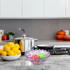 1pc Transparent Dried Fruit Plate Desktop Storage Tray re-usable 24X24CM As Shown - product information 2