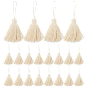 PLAFOPE Bookmark Tassels 20pcs Tassel Pendant Bookmarks Table Cloth Delicate Tassels for Pendant Long Tassels To Rotate Mini - product information 1