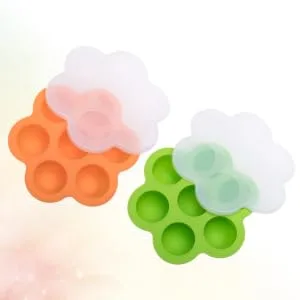 VICASKY Ice Mold 2pcs Food Container Fridge Containers Toddler Snack Containers Food Case Ice Tray Child Mold Ice Molds - product information 5