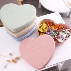 FELTECHELECTR Snack Serving Tray Appetizer Server Snack Platter Dish Appetizer Tray Nut Fruit Dish - product information 3