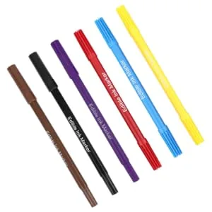 BRIGHTFUFU 6pcs Cake Boxes Biscuits Decor Cake Coloring Markers Cake Coloring Supplies Edible Food Pens Plastic - product information 6