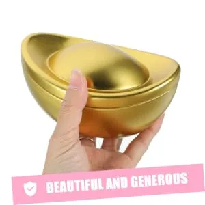 LIFKICH Ingot Shaped Candy Jar 3pcs Box Chocolate Box Candy Jar Storage Boxes with Lid Chocolate Box Small Green Mandarin - product information 6