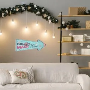 ETHZZLE 1 Pc Decorative Lights Coffee Bar Decor para De Mujer Interior American Retro Iron Decor Outdoor - product information 2