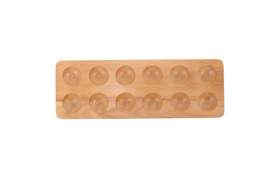 Egg Tray Refrigerator Fridge Wooden Tray Chicken Egg Holder Egg Holder Container Egg Stand Food Eggs - product information 6