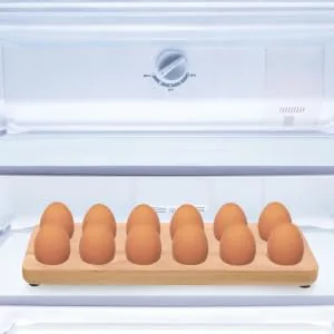 Egg Tray Refrigerator Fridge Wooden Tray Chicken Egg Holder Egg Holder Container Egg Stand Food Eggs - product information 7