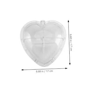 LIFKICH Fruit Shaping Molds Fruit Vegetables Shaping Mold Vegetable Molds Vegetable Growth Mold Tool Heart-Shaped Moss 17x17cm Transparent - product information 3