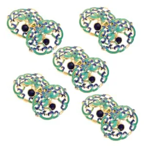 10pcs Peacock Enamel Pendant Phoenix Bird Pendant DIY Keychains Charms Traditional Pendants Ocean 3.3X2.8cm As Shown 1 - product information 3