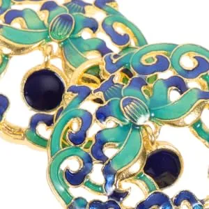 10pcs Peacock Enamel Pendant Phoenix Bird Pendant DIY Keychains Charms Traditional Pendants Ocean 3.3X2.8cm As Shown 1 - product information 6