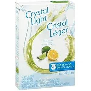 Crystal Light Lemon Lime Pitcher Packs 46.4g 185.6 g (Pack of 1) Lemon Lime - product information 1