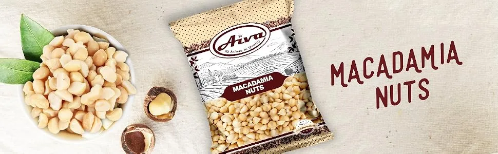 AIVA Macadamia Nuts Raw Halves and Pieces, Non-GMO | NO Roasted and No Salted | (4 Pound) 4 Pound (Pack of 1) - Aiva Macadamia Nuts