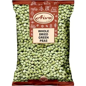 AIVA - Dried Green Peas (Vatana) - 4 LB - Whole Dried Green Peas