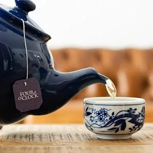 Four O'Clock Organic Fairtrade Green Tea Tropical Mango Non-Gmo Kosher Gluten-Free 15 Count Pyramid 37 5g - cup tea pot kettle four oclock green white rooibos matcha