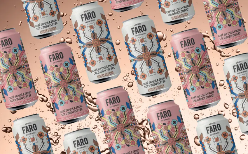 Caf FARO Cold Brew Coffee Dairy Free Low Acidity Rich Mocha Blend with Chocolate Notes Iced Coffee Drink 225 ml Ready-to-drink Coffee in Can (12 Pack) - cold brew coffee maker, tim hortons coffee, iced coffee cup, iced coffee maker, ices coffee syrup,