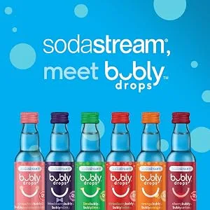 Pepsi Zero Sugar Flavour for SodaStream 440mL x 6 (Makes 54L) & Bubly Drops Peach - product information 4