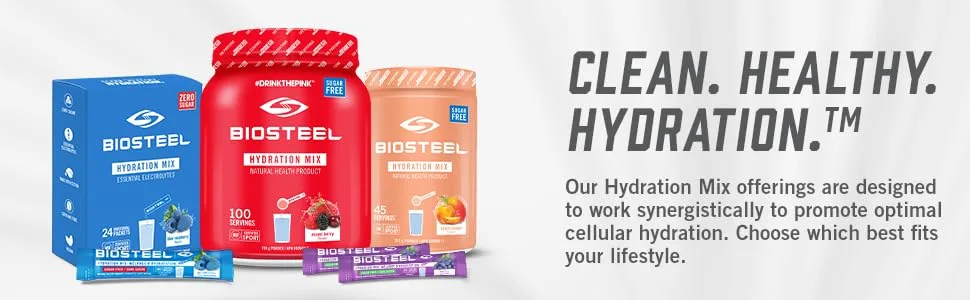 BioSteel Hydration Mix | Great Tasting Hydration with Zero Sugar (Mixed Berry + Watermelon Flavour) | 200 Servings (100 Each Tub) - product information 3