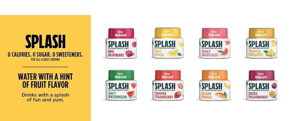 Ninja Thirsti Sparkling & Still Drink System - Splash