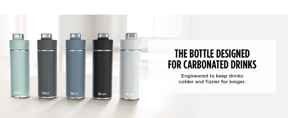 Ninja Thirsti Sparkling & Still Drink System - Travel Bottles