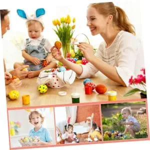 DEARMAMY 12pcs Easter Eggs Easter Hanging Door Ornament Easter Party Favor Egg Ornament Egg Shape Accessories - product information 27