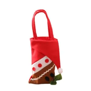 Anneome Ornament The Decor Straw Hats for Crafts Christmas Bags with Handles Tote Bag Candy - product information 2