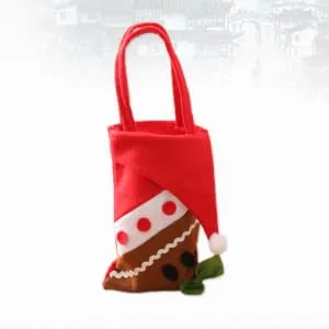 Anneome Ornament The Decor Straw Hats for Crafts Christmas Bags with Handles Tote Bag Candy - product information 3