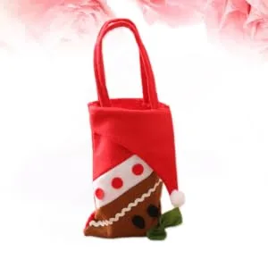 Anneome Ornament The Decor Straw Hats for Crafts Christmas Bags with Handles Tote Bag Candy - product information 6