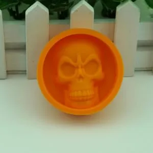 KICHOUSE Orange Baking Cake Pattern Food Skull Mini Grade Molds DIY Candy Silicone Jelly - product information 4
