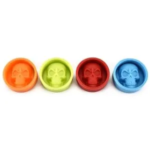 KICHOUSE Orange Baking Cake Pattern Food Skull Mini Grade Molds DIY Candy Silicone Jelly - product information 5