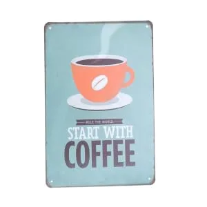Levemolo Emblems Plaque Wall Decor Retro Decor Out Door Decor Iron Painting Tin Signs The Sign Antique Coffee Picture 1 medium - product information 1