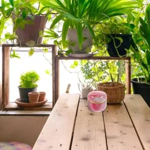 COLLBATH Loose Powder Storage Box Mini Powder Puff Tea Organizer for Tea Bags Coin Box Man Pink Tinplate Face - product information 6
