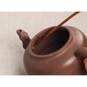 FUNOMOCYA 1 Pair Creative Bamboo Home Restaurant Head Chopsticks Kitchen Wire Pointed for Copper - product information 5