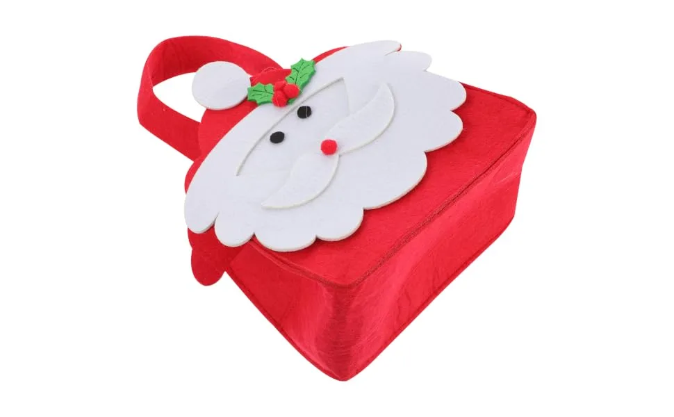 VILLFUL 1pc Christmas Candy Bag Candy Container Cute Tote DIY Felt Cloth Bag Wedding Cartoon Christmas Bag - product information 2