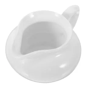 FUNOMOCYA Gravy Boat 1pc Ceramic Container Kitchen for Containers Sauce Small Handle Syrup Jug Milk Creamer Dipping Cup - product information 1