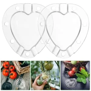 BCOATH 2 Sets Heart Shaped Tomato Mold Tomatoes Fruit Accessory Convenient Fruits Plastic Shaping Abrasives - product information 2