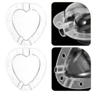 SEWOART 2 Sets Heart Shaped Tomato Mold Tomatoes Multi-Function Fruit Shaper Abrasives Multifunction Plastic - product information 3