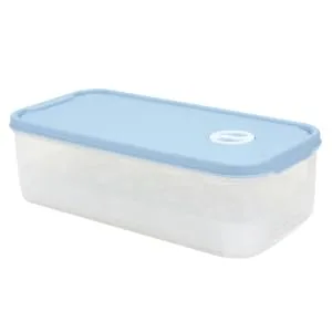 RORPOIR 1pc Box Egg Storage Box Storage Bins Refrigerator Eggs Storage Trays Egg Tray Blush Grid re-usable Blue 24x11.5cm - product information 4