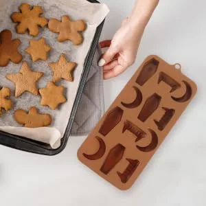 Anneome Silicone Mold Cookie Making Molds Pastry Molds DIY Baking Molds Baking Mold/Cake Mold Candy Tool 22x10cm As Shown - product information 1