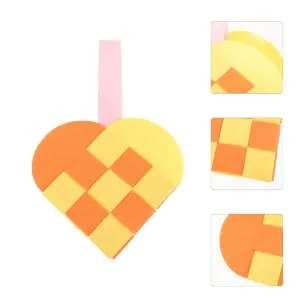 Gatuida Heart Shaped Candy Bag Packaging Bags Party Delicate Pouch Wrapping Bag Fine Souvenir 22x14.5cm As Shown - product information 1