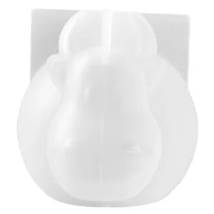 Anneome Resin Molds Cow Silicone Mold Cow Keychain Clear Epoxy Candy Molds Cow Shaped Cattle Shaped Mould Pendant Soap White 6.9X7.2CM - product information 2