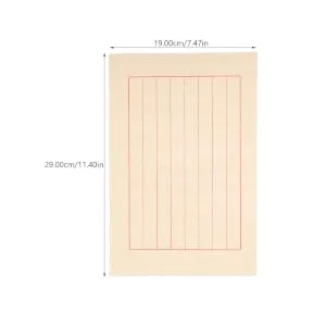 VILLFUL 50 Sheets Rice Paper Calligraphy Art Supplies Chinese Drawing Paper Handwriting Paper Stationery - product information 2