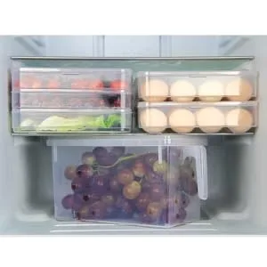 COLLBATH Covered Egg Holder 24 Egg Holder for Refrigerator Egg Stand Egg Tray Egg Plate Superimposed Egg Carton re-usable - product information 3