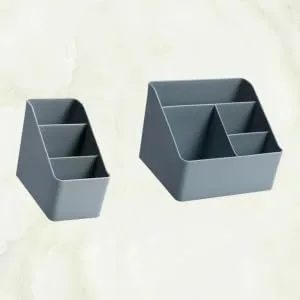 Anneome 2pcs Box Cosmetics Holder Jewelry Container Storage Box Desktop Toiletries Student - product information 3