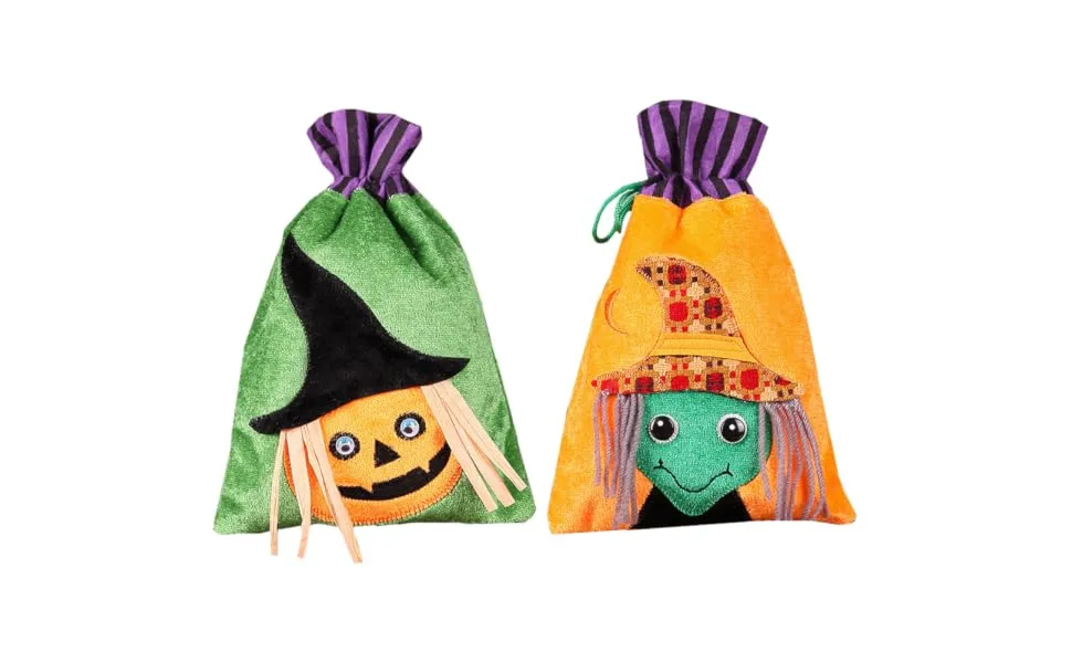 Anneome Present Bag 2pcs Candy Children Present Pouch Bag Lovely Halloween Candy Pouch - product information 7