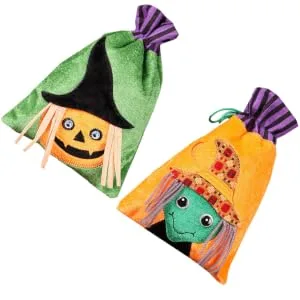 COLLBATH Present Bag 2pcs Lovely Halloween Children Present Pouch Candy Bag Candy Pouch - product information 2
