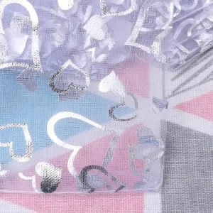 Anneome 100pcs Wedding Candy Pouch Mini Party Bags Packing Bag Bride Christmas Chocolate Candies 7X9cm Silver - product information 1