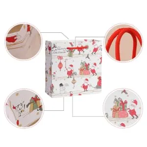 Anneome 10pcs Present Bags Candy+box Wrapping Bags Candy Packaging Christmas Bags Bag Packing Bag Small - product information 2