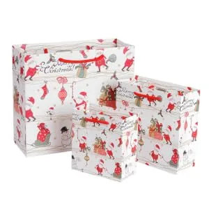 Anneome 10pcs Present Bags Candy+box Wrapping Bags Candy Packaging Christmas Bags Bag Packing Bag Small - product information 3